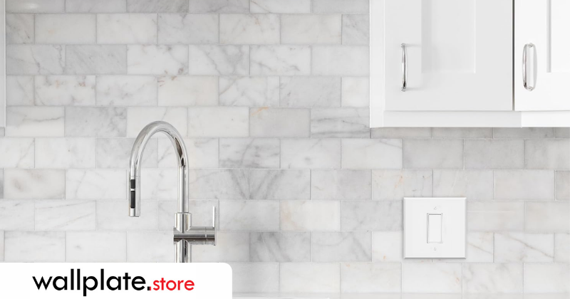 How Jumbo 2-Gang Centered-Device Wallplates Solve Damaged Wall & Tile Problems