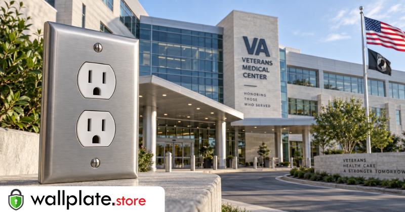 VA Hospitals and Electrical Contractors Buy Made-in-USA Wall Plates from Wallplate.store