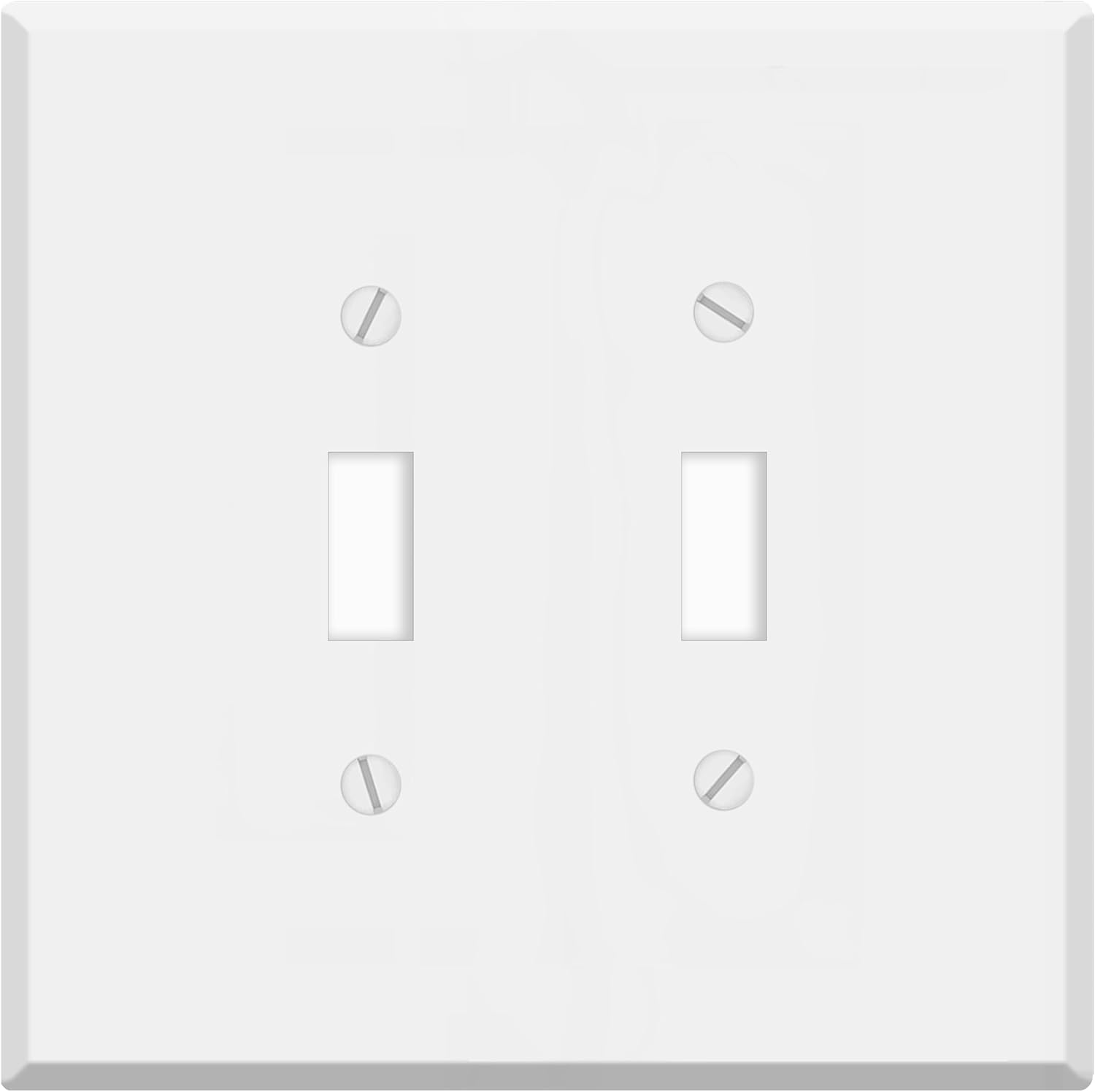 2 Gang Jumbo Toggle Switch Wall Plate Cover