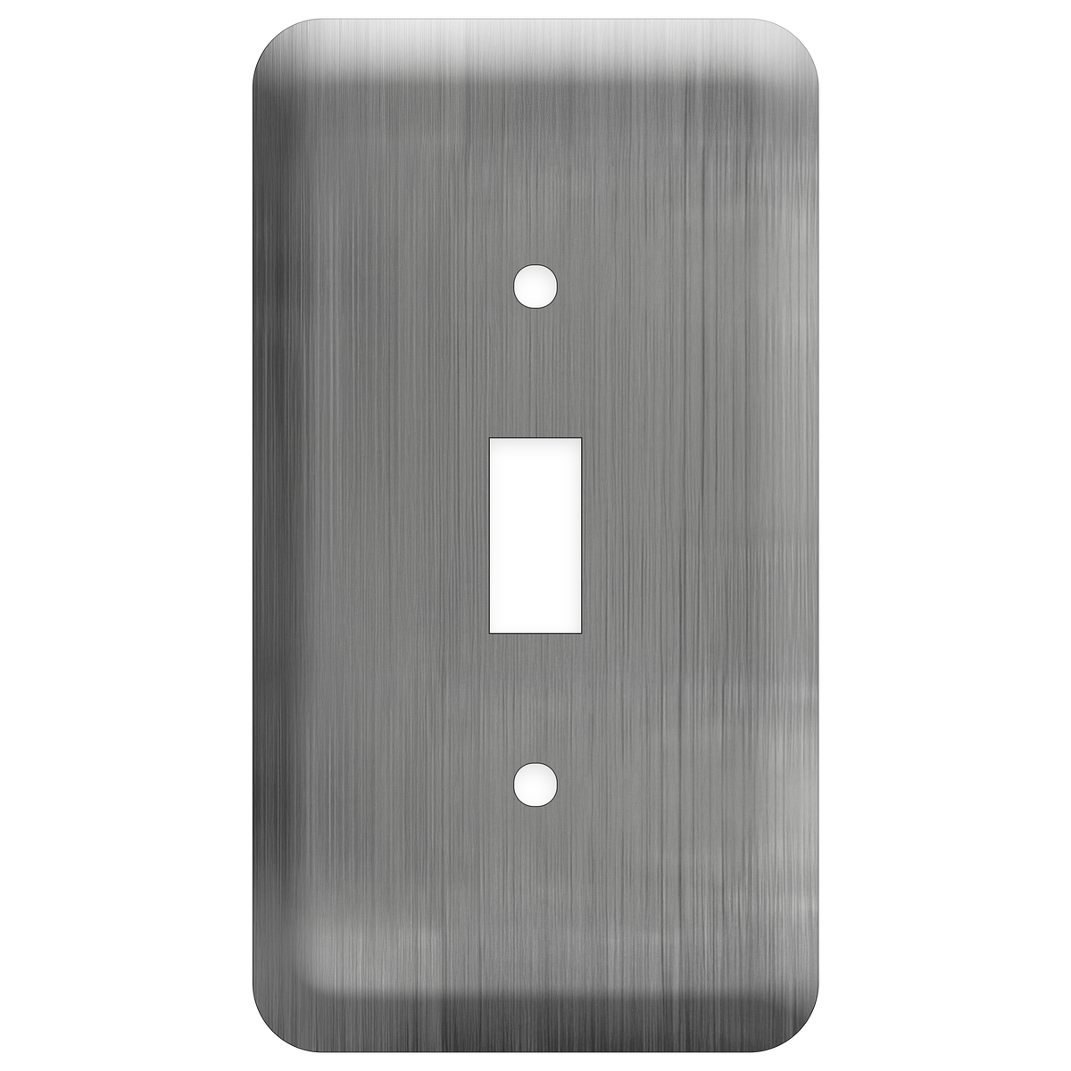 1-Gang Princess Size Stainless Steel Wall Plate – 1 Toggle Switch Opening – Type 430 Satin