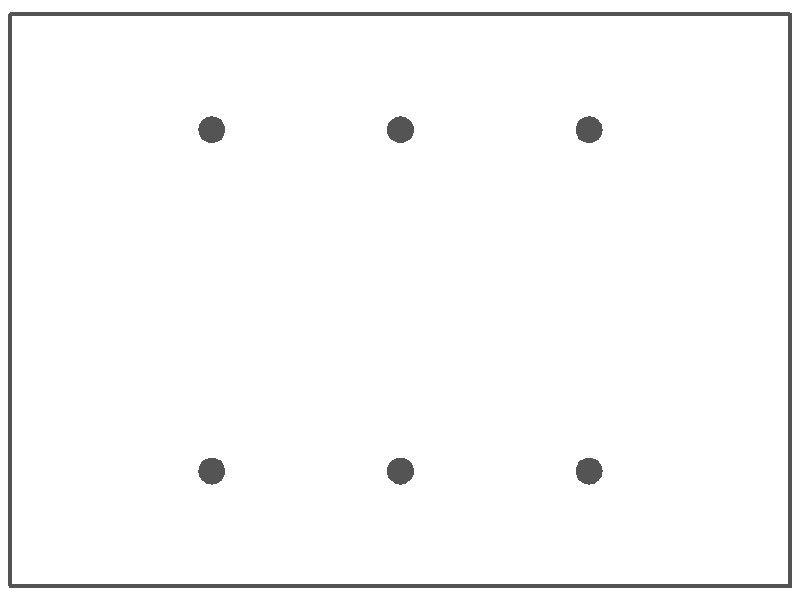3-Gang Oversize Blank Metal Wall Plate – White Semi-Gloss
