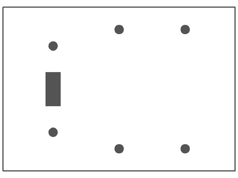 3-Gang White Painted Metal Wallplate with 1 Toggle Opening and 2 Blank, Standard Size, Made in USA