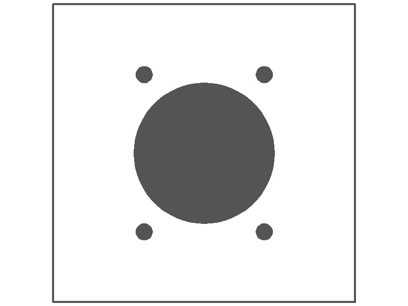 2-Gang Dryer Round Receptacle Opening, Centered Standard Size, Black Painted Metal Wallplate