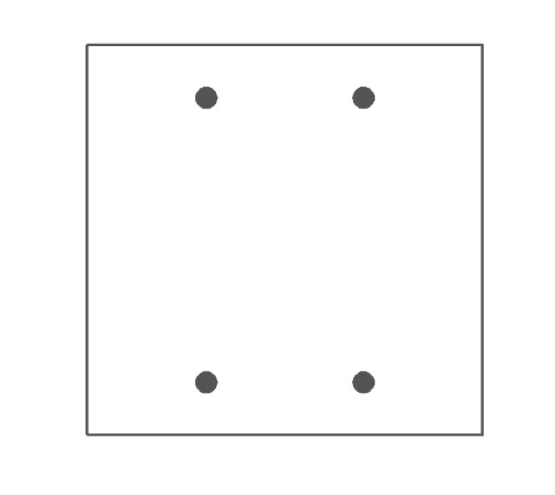 2 Gang Standard Size Aluminum Semi Gloss Gray Painted Metal Blank Wall Plate Cover - Made in USA