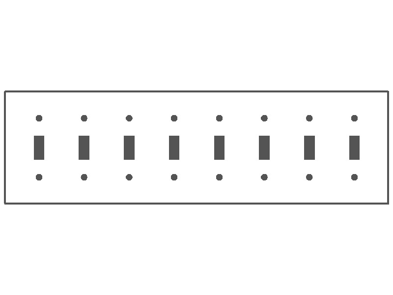 8-Gang, Standard Size, 8 Toggle Switches, Black Matte Finish Wall Plate Outlet Cover - Made in USA