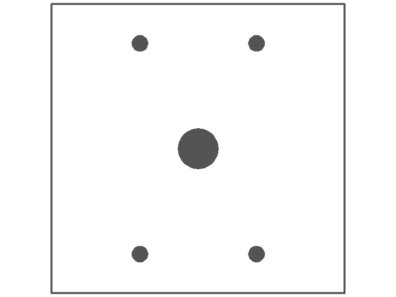 2-Gang, Standard Size, 5/8 Inch Hole Opening, Metallic Finish, Metal Wall Plate Outlet Cover - Made in USA