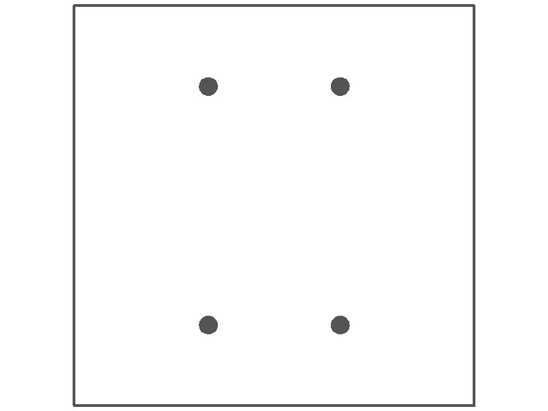 2-Gang, Oversize, 2 Blank Openings, Brown Semi-Gloss Finish, Painted Metal Wall Plate Outlet Cover - Made in USA