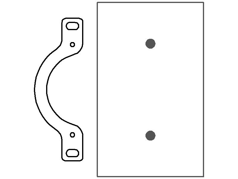 1-Gang, Standard Size, Blank Opening with Mounting Strap, White Wrinkle Finish, Painted Metal Wall Plate Outlet Cover - Made in USA
