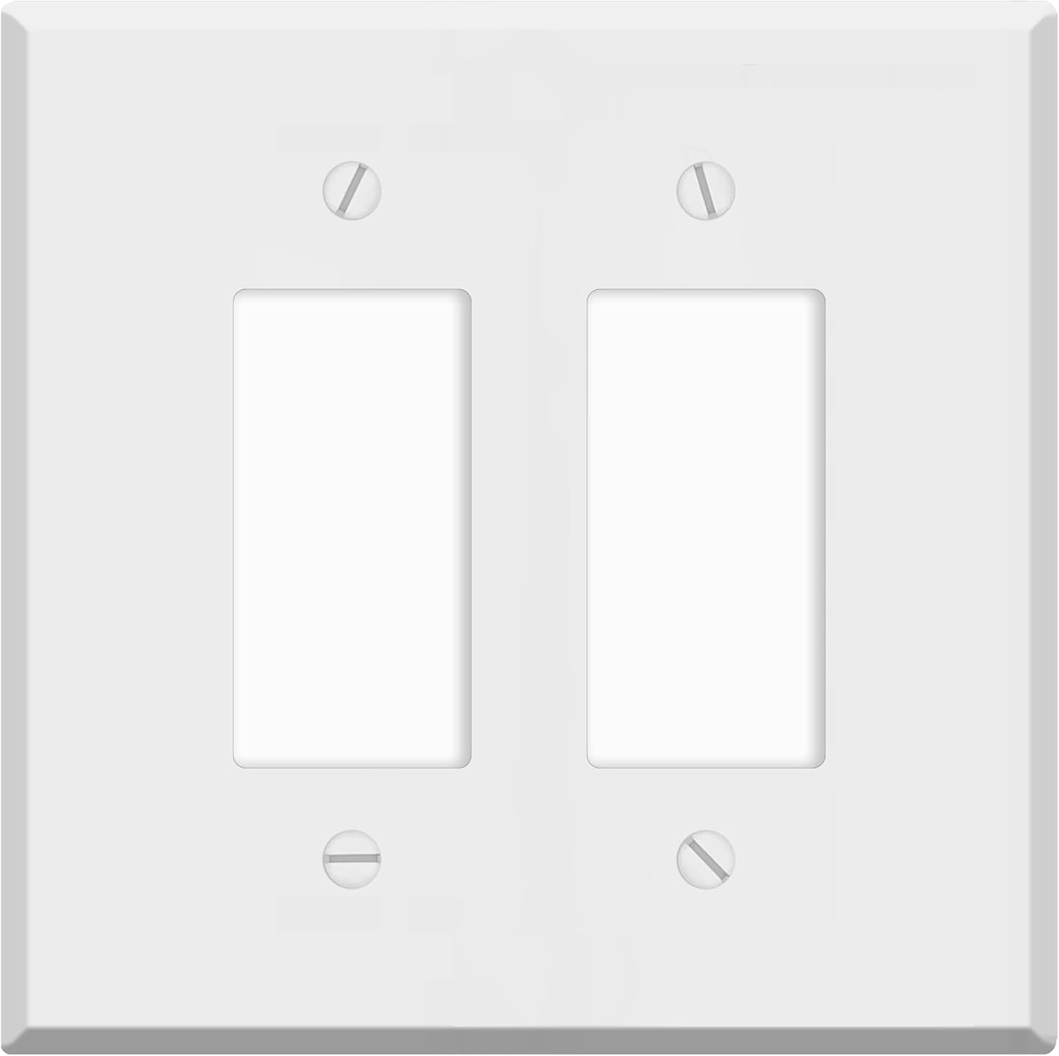 2 Gang Jumbo Rocker Switch Wall Plate Cover
