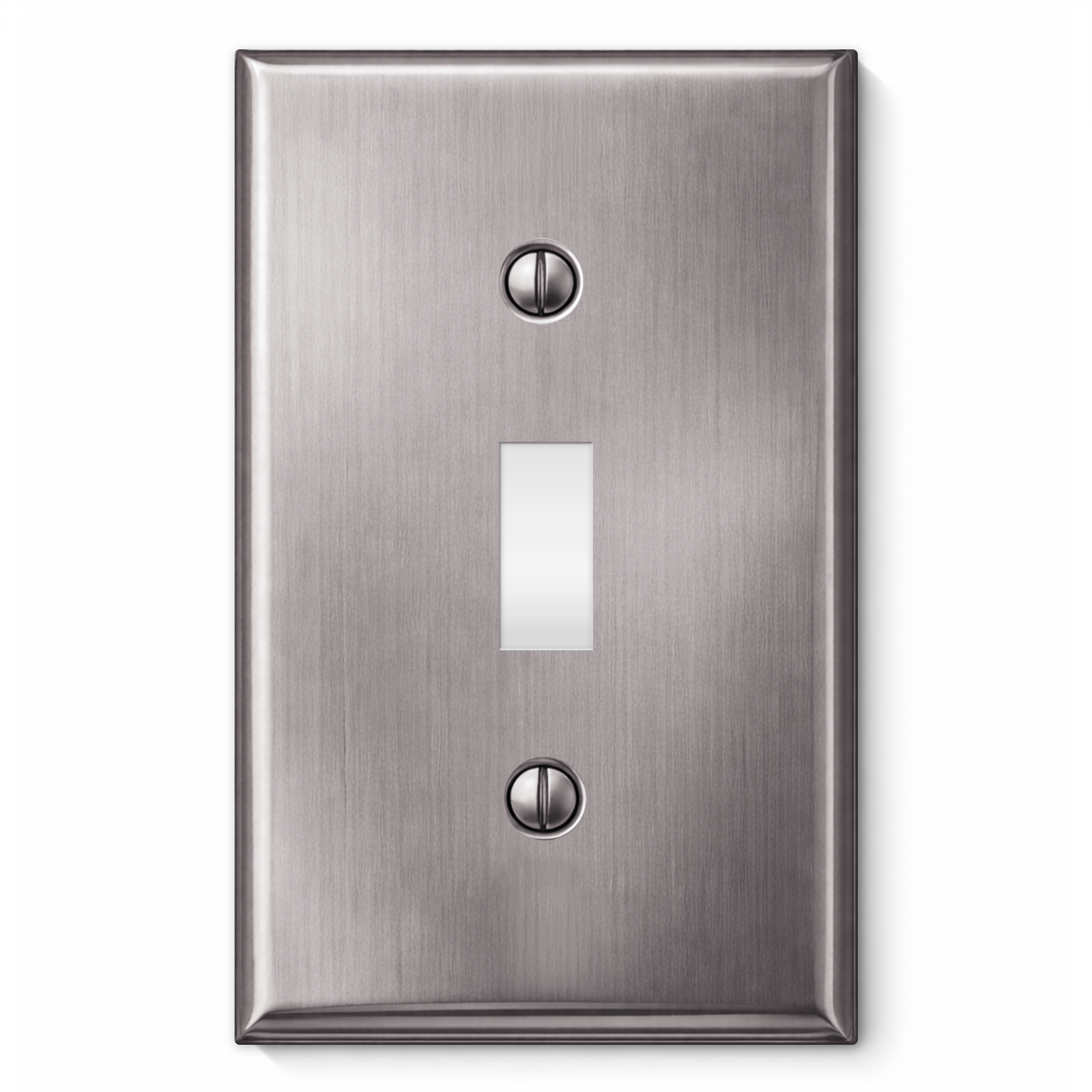1 Gang Stainless Steel Toggle Switch Wall Plate Cover