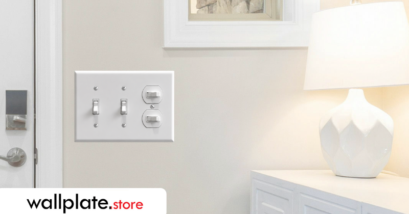 How a Combination 3-Gang Wall Plate Helped Add a Fourth Light Switch Without Opening the Wall