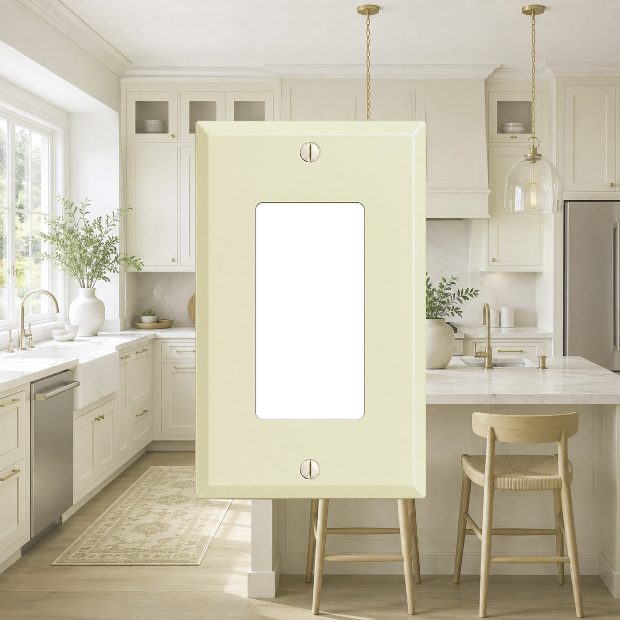 Ivory Semi-Gloss Metal