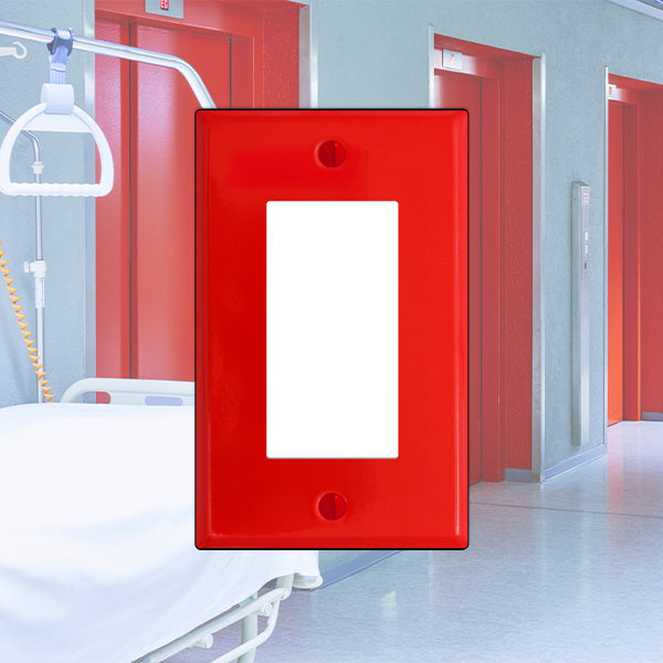 Red Rocker Wall Plates