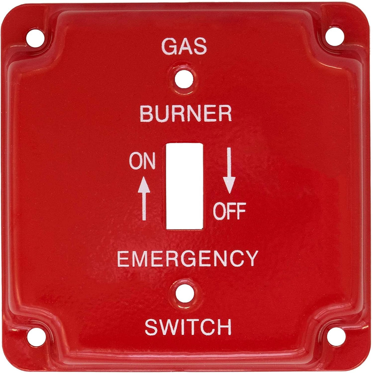 4 inch Square Gas burner Toggle Switch Electrical Box Cover