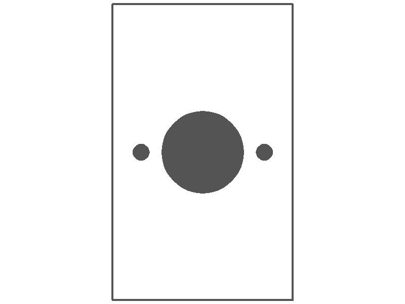 1-Gang, Standard Size, 1-1/4" Telephone/Data Jack Opening, 1.875 in. between mounting holes (holes aligned horizontally), White Semi-Gloss Finish, Painted Metal Wall Plate Outlet Cover - Made in USA