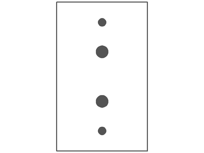 1-Gang, Standard Size, 2 x 3/8" Holes on 1-1/2" Centers, White Semi-Gloss Finish, Painted Metal Wall Plate Outlet Cover - Made in USA