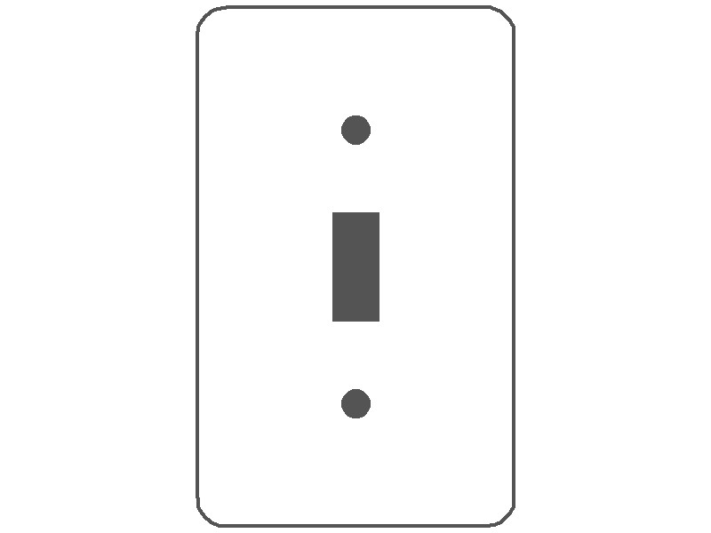 1-Gang, Extra Deep, 1 Toggle Switch Opening, Satin Brass Finish, Brass Wall Plate Outlet Cover - Made in USA