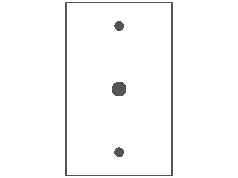 1-Gang, Standard Size, 3/8 Inch Hole Opening, Metallic Finish, Metal Wall Plate Outlet Cover - Made in USA