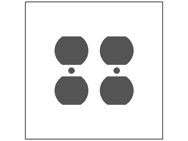 2-Gang, Oversize, 2 Duplex Openings, Brown Semi-Gloss Finish, Painted Metal Wall Plate Outlet Cover - Made in USA