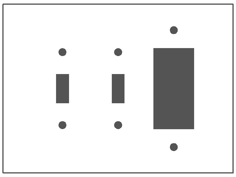 3-Gang, Oversize, 2 Toggle Switches, 1 GFI Opening, Brown Semi-Gloss Finish, Painted Metal Wall Plate Outlet Cover - Made in USA