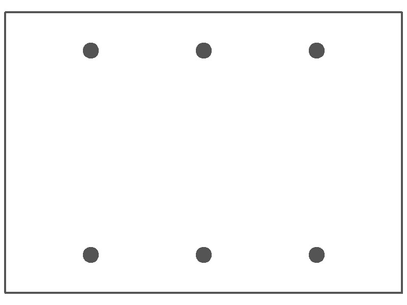 3-Gang, Standard Size, 3 Blank Openings, White Wrinkle Finish, Painted Metal Wall Plate Outlet Cover - Made in USA