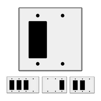 Combination Wall Plates | Toggle, Duplex & Rocker Covers – Wallplate.store
