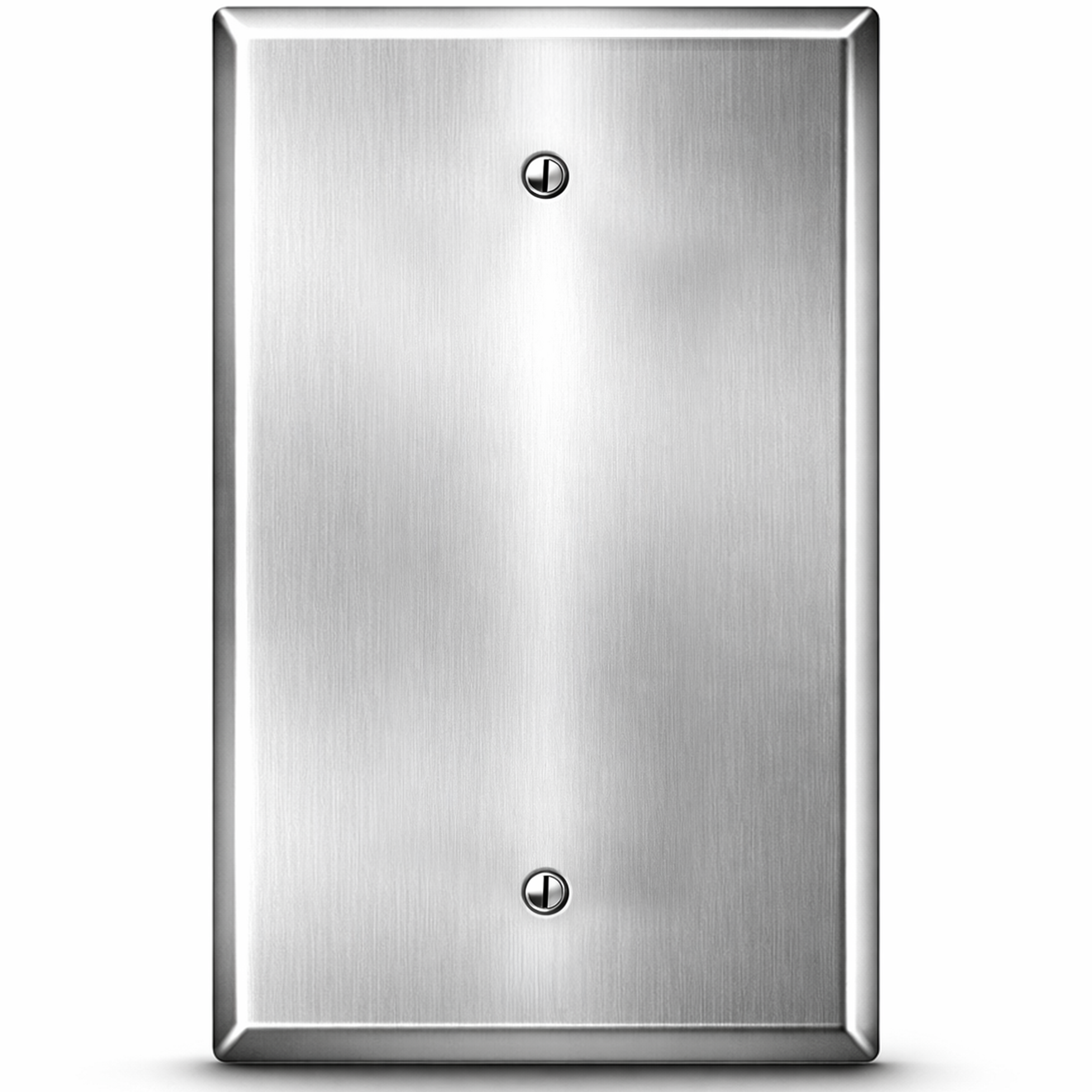 1 Gang Oversized Stainless Steel Blank Wall Plate